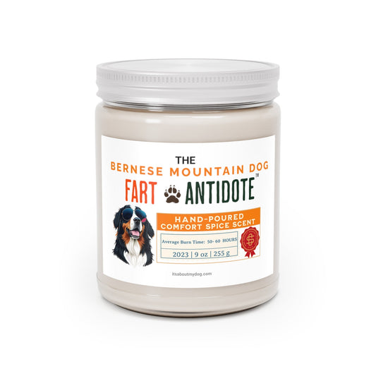 Bernese Mountain Dog-Scented Candles, 9oz27.99-(FREE Delivery) Shop now at itsaboutmydog.com, 