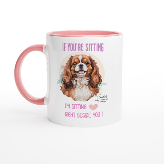 Cavalier King Charles Spaniel-11oz Ceramic Dog Mug17.99-(FREE Delivery) Shop now at itsaboutmydog.com, cavalier king charles spaniel gifts, Charles Spaniel, charles spaniel art, dog mug, dog mugs, King Charles Spaniel