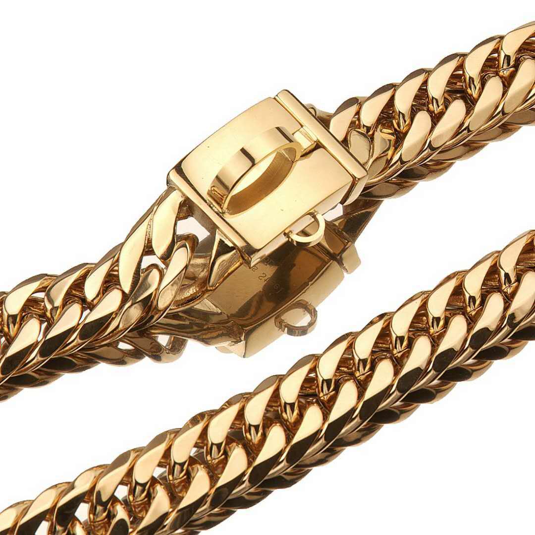 17mm Pure Gold Plated Dog Chain Necklace.62.75-(FREE Delivery) Shop now at itsaboutmydog.com, dog chain leash, gold chain collar for dogs, gold chain dog collar, gold chain for dogs, gold dog chain, metal collar