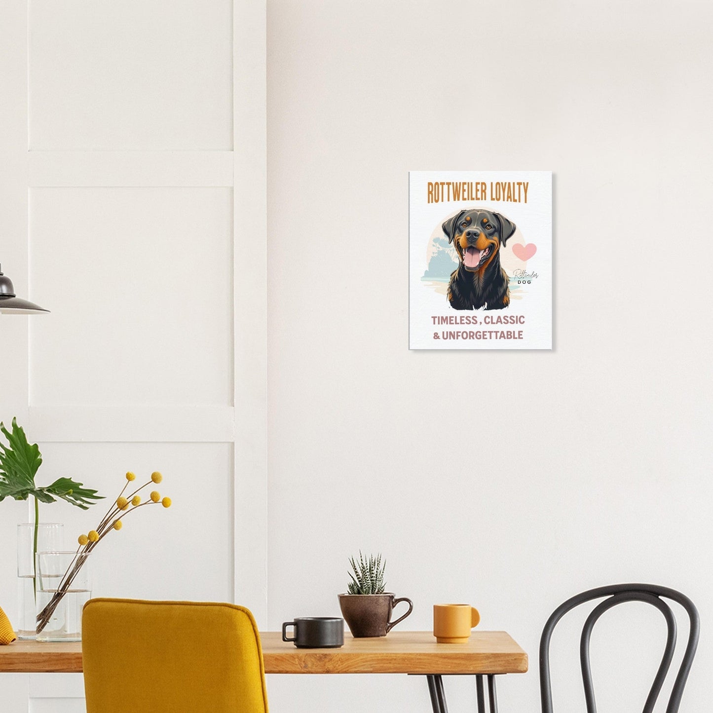 Rottweiler Canvas Print, Rottweiler Poster,rottweiler, Rottweiler Mom Gift, Rottweiler Gifts, Rottweiler decor,rottweiler dad