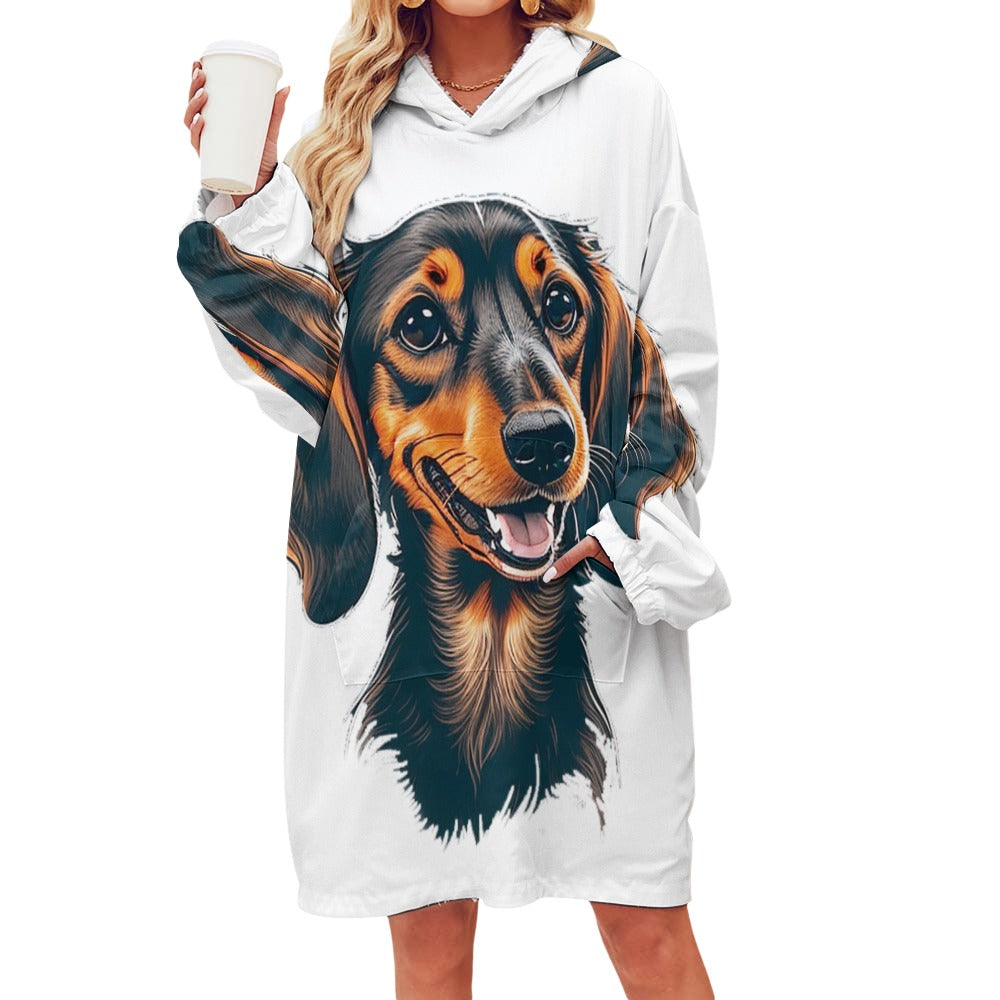 Dackel, Dachshund Jumpers, Dachshund Oversize Hoodie, Dachshund Fleece69.99-(FREE Delivery) Shop now at itsaboutmydog.com, dachshund fleece, Dachshund Jumpers, Dachshund Oversized Hoodie