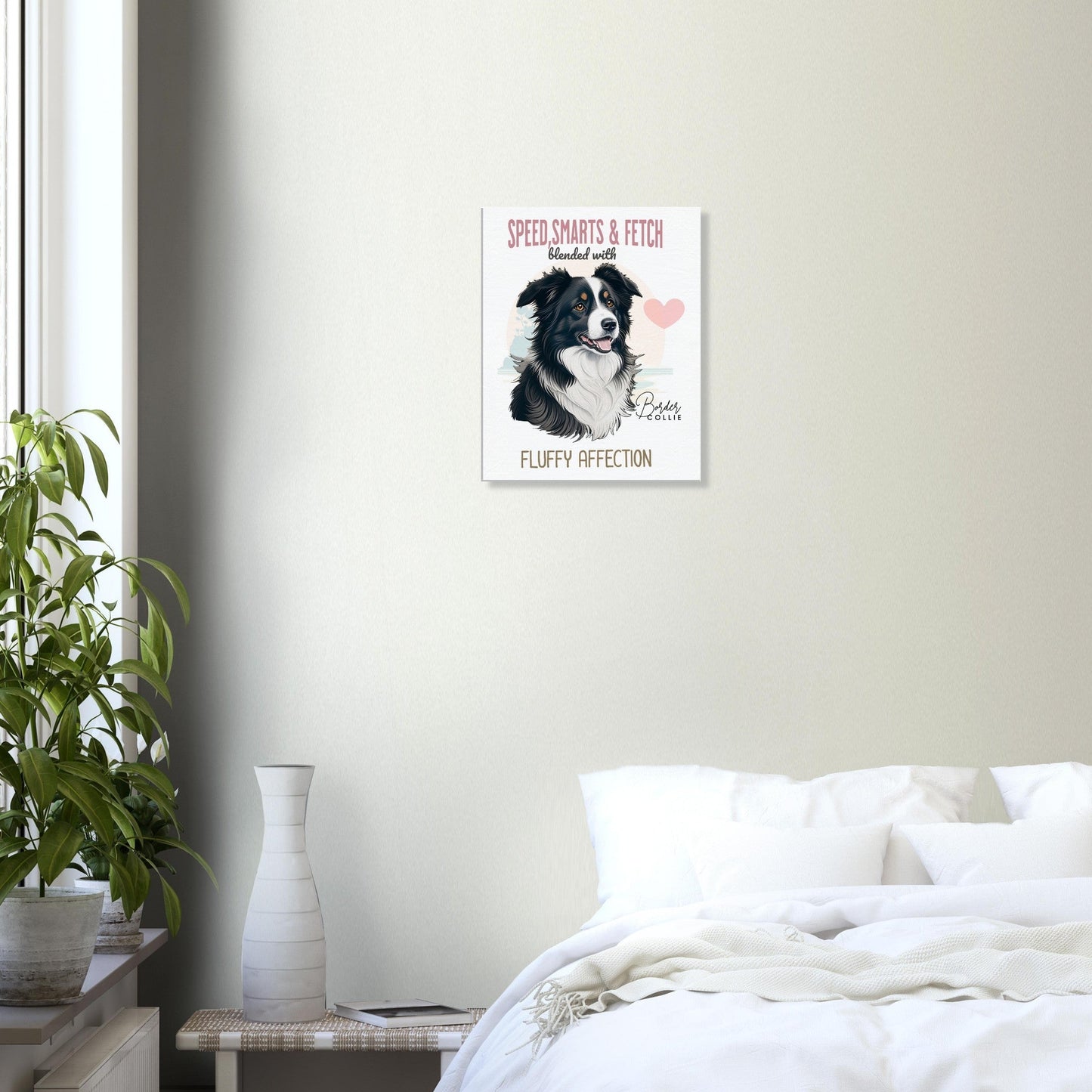 Border Collie Canvas, Border Collie art to make great Border Collie gifts
