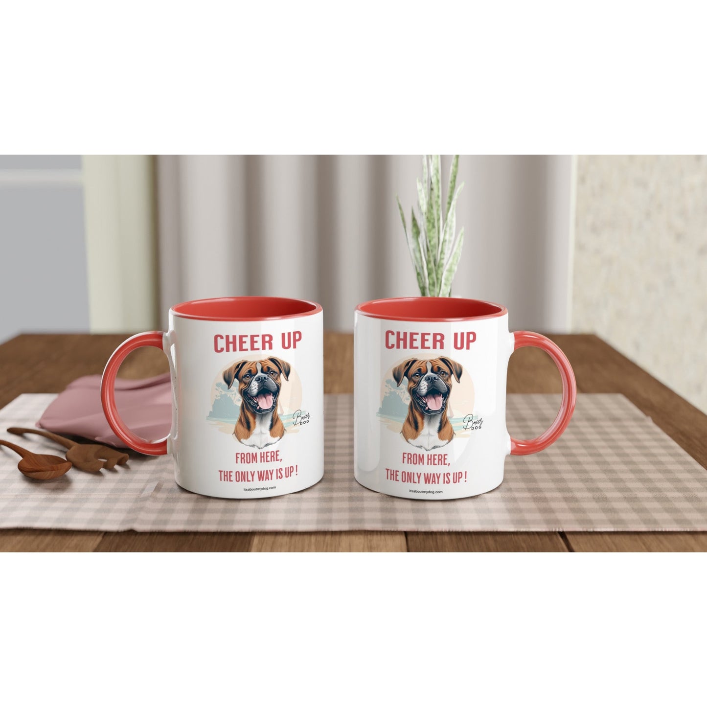 Boxer-11oz Ceramic Dog Mug17.99-(FREE Delivery) Shop now at itsaboutmydog.com, best dog dad mug, dog lover mug, dog mugs, dog mum mug, dogs on mugs