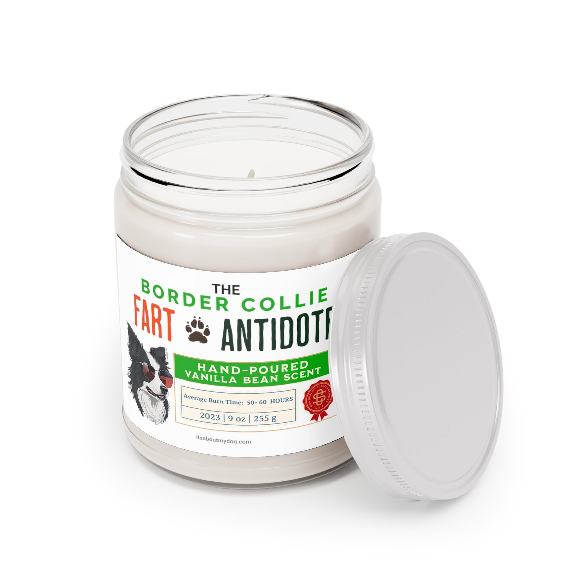 Border Collie- 9oz Scented Candles, Border Collie Gifts27.99-(FREE Delivery) Shop now at itsaboutmydog.com, border collie, border collie art, Border collie Dad, Border Collie Dog, border collie gifts, Border Collie mom, Border Collie poster, border collie puppies for sale scotland, border collie toy