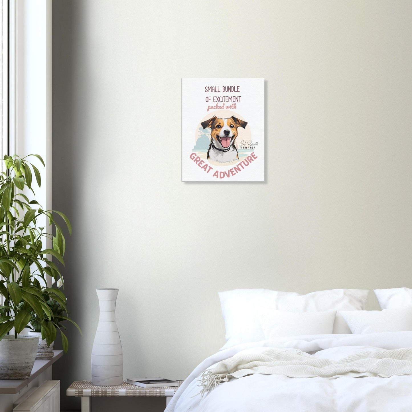 Jack Russell Terrier Canvas, Jack Russell canvas, Jack Russell Gift59.99-(FREE Delivery) Shop now at itsaboutmydog.com, Jack Russell canvas, Jack Russell dad, jack russell gift, Jack Russell Lover, Jack Russell mum, jack russell present