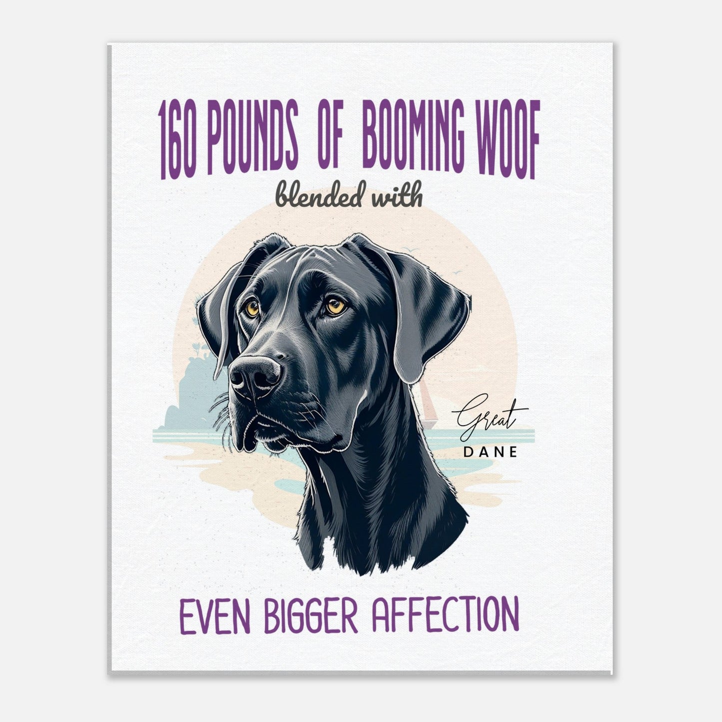 Great Dane Canvas,Great Dane gifts, Great Dane Art Print59.99-(FREE Delivery) Shop now at itsaboutmydog.com, dog canvas, Great Dane art print, Great Dane Canvas, Great Dane dad, Great Dane Dog, great dane dog gift, Great Dane dog print, Great Dane gifts, Great Dane Lover, great dane mom gift, great dane print, Great Dane wall art
