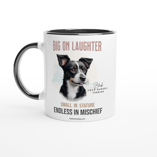 Black Jack Russell Terrier-11oz Ceramic Mug