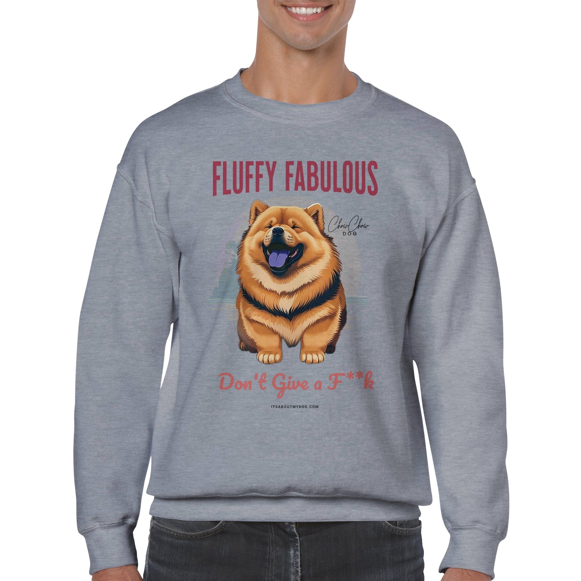 Chow Chow Dog Unisex Sweatshirt39.99-(FREE Delivery) Shop now at itsaboutmydog.com, chow chow gifts, chow chow mama, dog mom gift basket, dog mom sweatshirt, dog mum presents