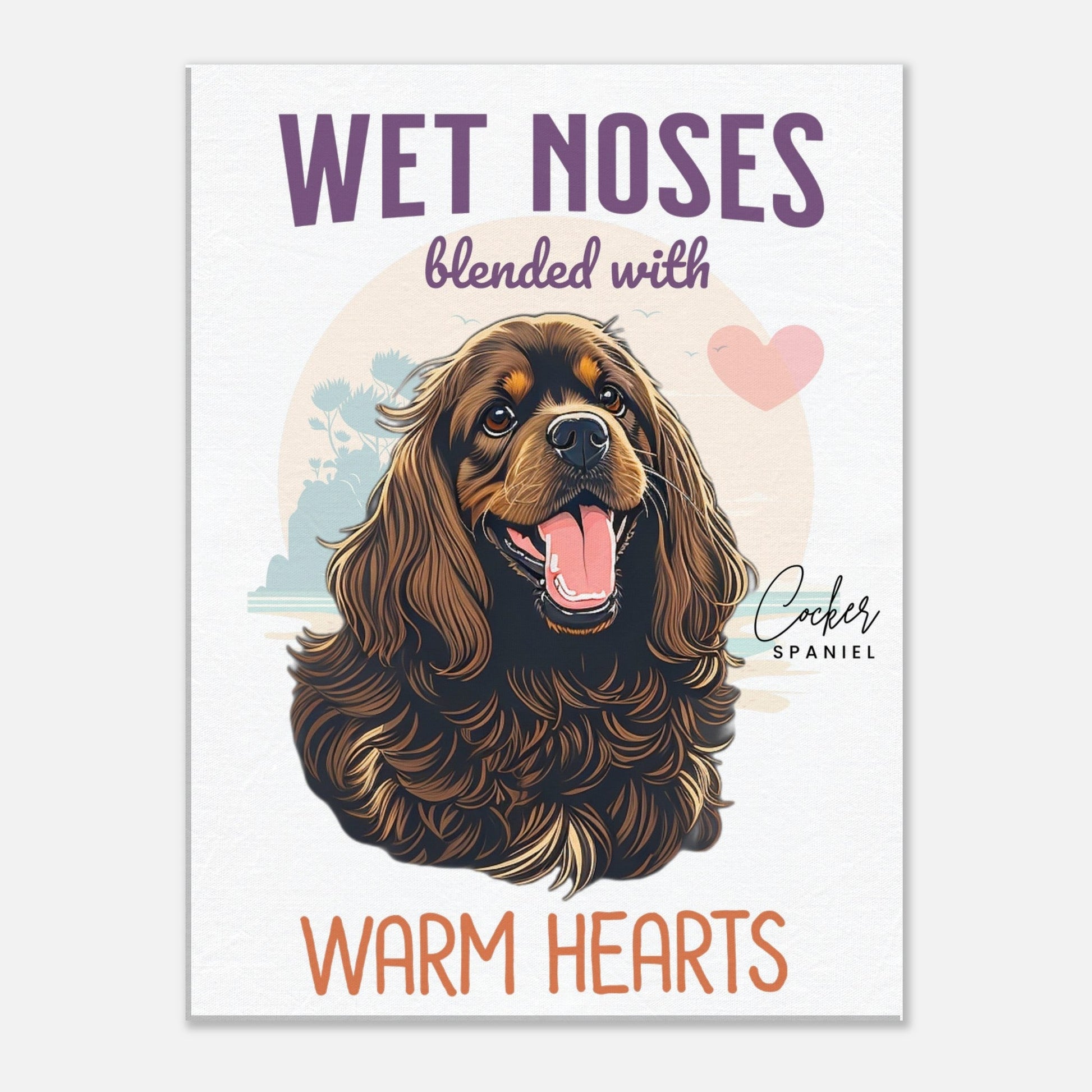 Cocker Spaniel Gift Canvas59.99-(FREE Delivery) Shop now at itsaboutmydog.com, cocker spaniel charm, Cocker Spaniel dad, cocker spaniel decor, Cocker Spaniel gift, cocker spaniel gifts, Cocker Spaniel lover, cocker spaniel momma, Cocker Spaniel Print, dog canvas, english cocker spaniel
