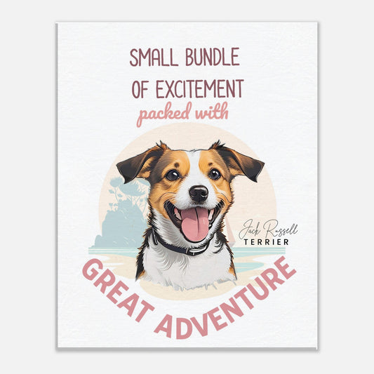 Jack Russell Terrier Canvas, Jack Russell canvas, Jack Russell Gift59.99-(FREE Delivery) Shop now at itsaboutmydog.com, Jack Russell canvas, Jack Russell dad, jack russell gift, Jack Russell Lover, Jack Russell mum, jack russell present